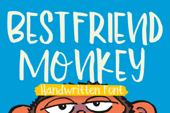 Bestfriend Monkey: Playful Hand-Lettered Font