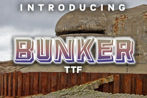 Bunker Font: A Bold Choice for Dramatic Display Typography