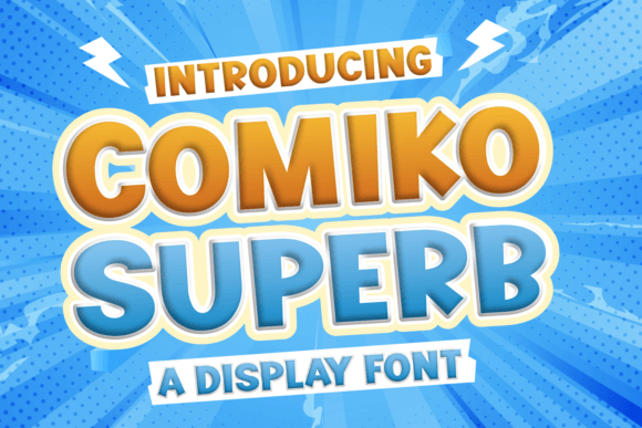 Comiko Superb: Elevating Visual Identity with Bold Display Typography