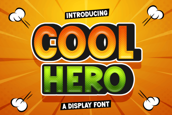 Cool Hero: Bold Display Font for Impact