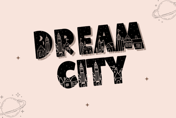 Dream City: A Friendly Display Font for Elegant Designs