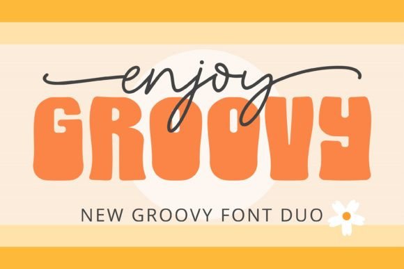 Enjoy Groovy: A Retro Duo for Bold Designs