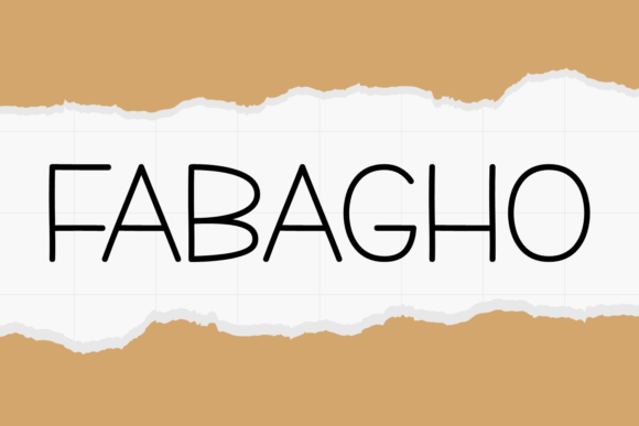 Fabagho: Elevating Design with Crafty and Friendly Typography