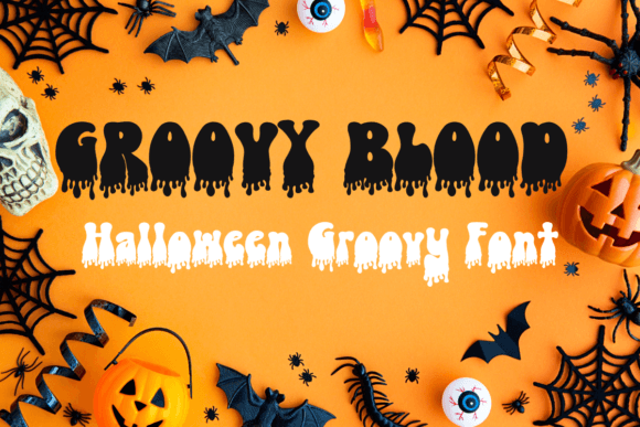 Groovy Blood: Elevating Your Halloween and Creative Designs with a Playful Typeface