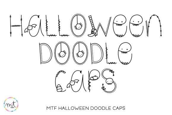Halloween Doodle Caps: A Practical Guide to Using This Spooky Cute Font