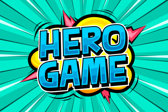 Hero Game: Elevating Visual Communication Through Bold Typography