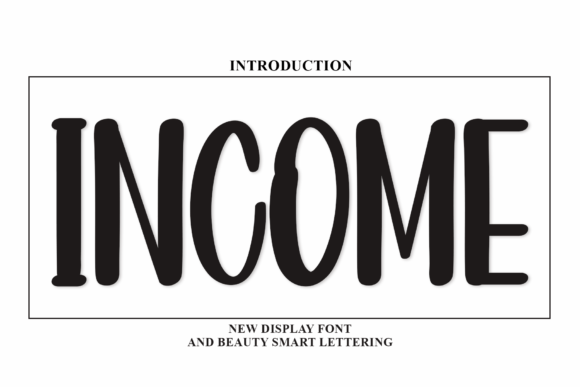 Income: Elegant Handwritten Font