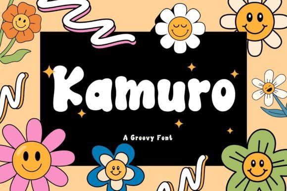 Kamuro: The Retro Groovy Display Font