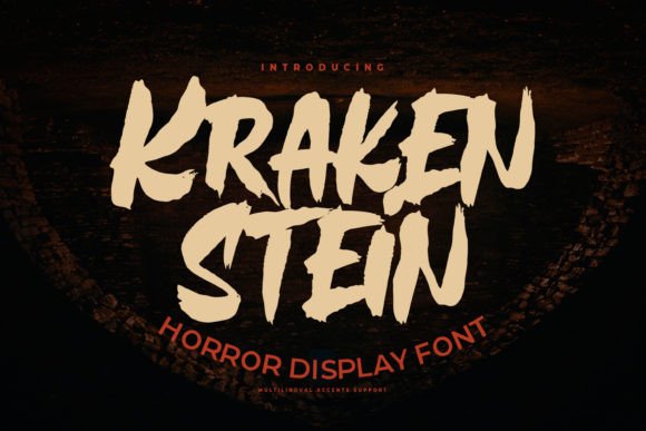 Krakenstein: The Bold Display Font for Impact