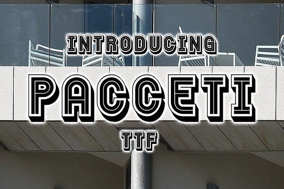 Pacceti: A Unique Display Font for Bold Design