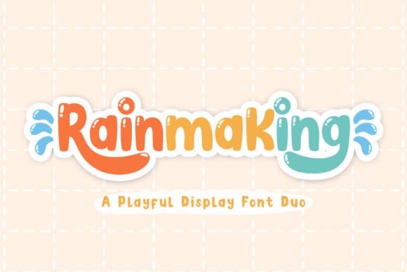 Rainmaking: Elevating Design with a Playful Handwritten Font Duo