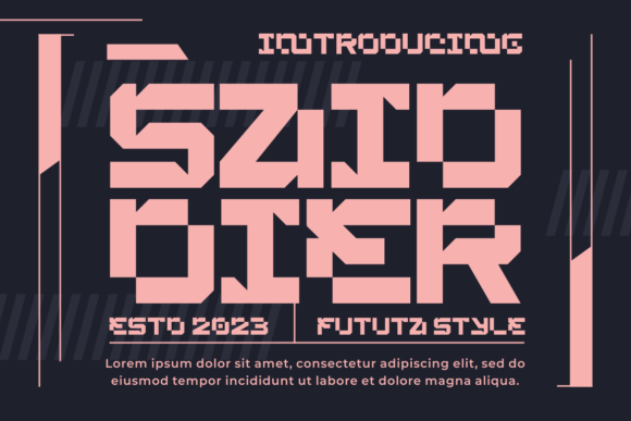 Said Dier: Elevating Creative Projects with a Unique Display Font