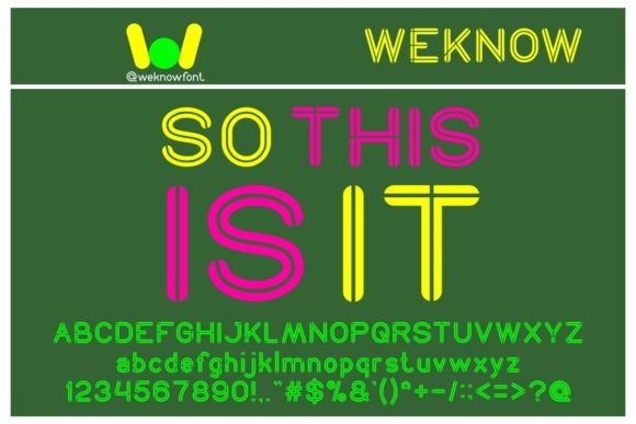 So This is It: A Versatile Display Font for Modern Brand Identity