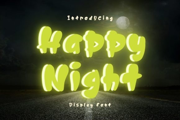Strategic Typography: Leveraging Happy Night for Authentic Brand Communication