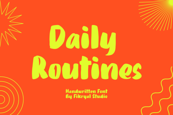 The Art of Authentic Connection: Why the Daily Routines Handwritten Display Font Resonates in Modern Design