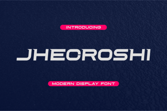 Unleashing Creative Potential with Jhecroshi: A Modern Display Font for Bold Designs
