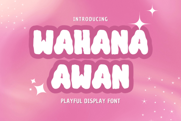 Wahana Awan: Reviving Retro Charm with Bubble Typography