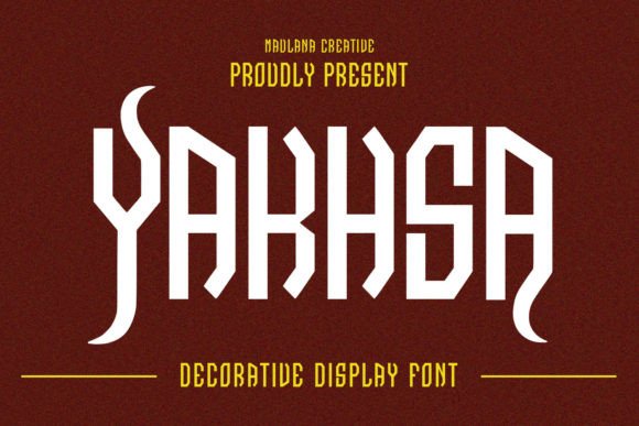 Yakhsa: Elevating Your Design with a Unique Display Font